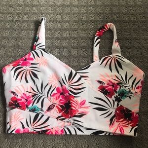 Floral crop top